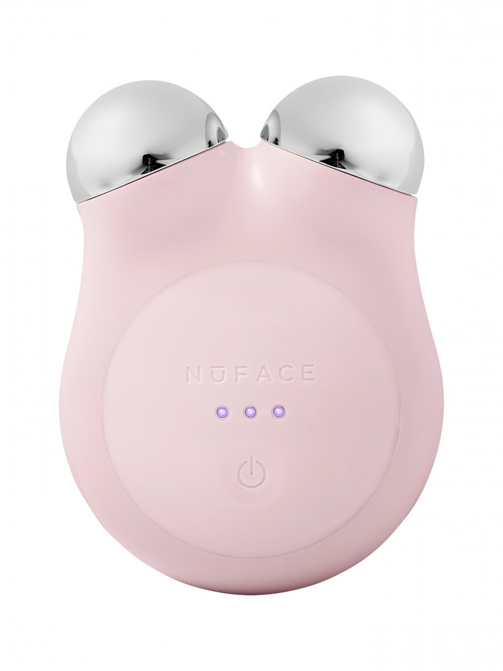 NuFACE Mini Microcurrent Facial Device - Light Pink with Silver Spheres
